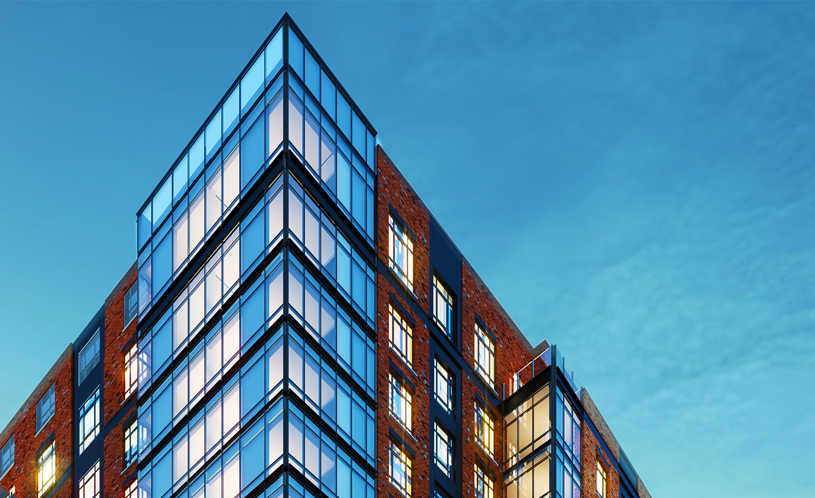 The property building rendering
